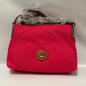 NWT Dooney & Bourke crossbody pouchette, pink, purse, handbag